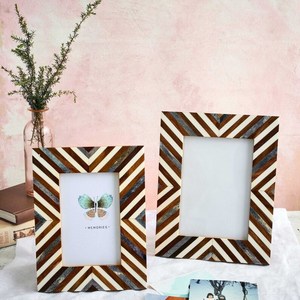 High Quality Handmade Bone Inlay Photo <b>Frame</b> <b>Wooden</b> <b>Picture</b> <b>Frame</b> Custom Design Tabletop Display for Home Office Decor - Product Image 2