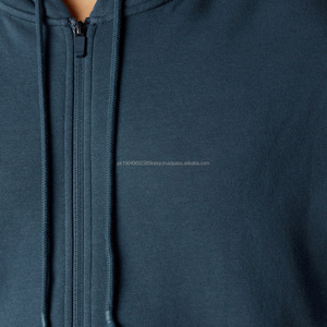 Sweat-shirts à capuche zippés respirants personnalisés de haute qualité au meilleur prix, hautement recommandés, avec logo, pour vêtements de fitness pour hommes - Product Image 5
