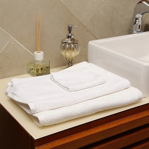 Serviette de toilette en coton de haute qualité, taille personnalisée, vente en gros, blanche, 50*80cm, pour hôtel, spa et salon - Product Image 4