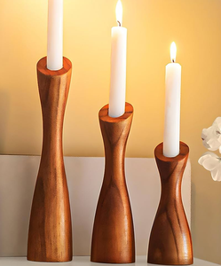 Porte-bougie en bois, prix abordable, sur mesure, design de créateur, dernières créations, artisanat - Product Image 4