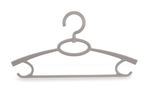 <b>Plastic</b> Clothing Hanger Rectangle Shape <b>Hook</b> Type For Wardrobe Storage Space Saving Lightweight Minimalist Design - Product Image 6