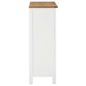Estante para Vino de Madera de Roble Macizo de 28.3\"x12.6\"x35.4\", Elegantes Botelleros de Roble - Product Image 4
