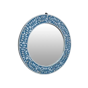 Modern Mother of Pearl <b>Mirror</b> Handmade Wooden Frame <b>Wall</b> <b>Mirror</b> <b>for</b> Home Decor and Interior Design - Product Image 2