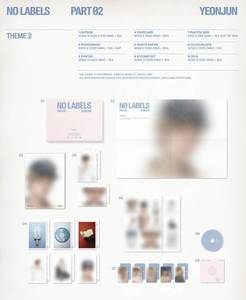 XT YEONJUN NO LABELS PART 02 K-Pop Música Pop CD (Plástico y Papel KR) Para Todas las Edades BW-154 - Product Image 3