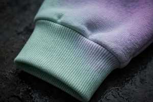 Sudadera Oversize Verde Pastel para Mujer con Cuello Redondo, Bordado 3D de la Letra SOUL, Felpa de Algodón Antipilling y Mangas Caídas - Product Image 5
