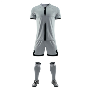 Nuevo Conjunto de Uniforme de Fútbol para Hombre, 100% Poliéster, Cuello en V, Tejido de Malla, Secado Rápido, Manga Corta, Transpirable, Ropa Deportiva - Product Image 3