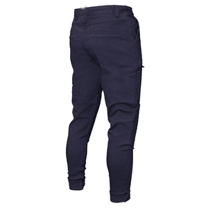 กางเกงยีนส์ผ้าแคนวาสเอวสูงลำลองสำหรับผู้ชาย ดีไซน์ล่าสุด บริการ OEM คุณภาพพรีเมียม สวมใส่สบาย ออกแบบตามสั่ง - Product Image 6