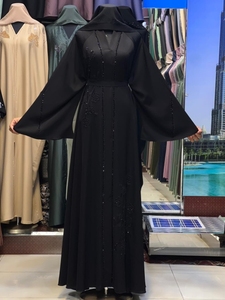 2026 New Dubai Style Vintage Abaya Traditional Islamic Women's Saudi Arabian Lightweight Maxi Length Ramadan Polyester Muslim - Product Image 4
