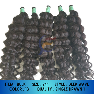 ผมต่อเกรดพรีเมี่ยมแบบอินโดนีเซียผมลอนธรรมชาติเป็นลอนลึกผม100% ผมดัดผมบริสุทธิ์แบบไม่พันกัน - Product Image 2