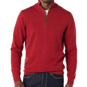 Suéteres de punto personalizados de algodón con bordado de lujo RL Ralph Lauren para hombre, jersey casual con cremallera de un cuarto, polo de punto para hombre - Product Image 4