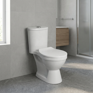 Ensemble WC monobloc en céramique avec siphon en P pour hôtel, moderne et économique, vente en gros - Product Image 3