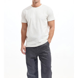 Custom Made Product Men's Ringer Acid Wash T Shirt Breathable High Quality Cotton Blended <b>Material</b> Regular Length Distress Tee - Product Image 4