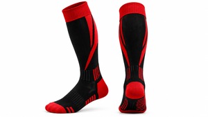 Premium Knee High Soccer <b>Socks</b> White Spandex/<b>Polyester</b> Breathable Knitted Solid Color Adult Sports <b>Socks</b> Winter Sweat-Absorbent - Product Image 3