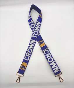 Royals Gameday Purse Strap Crown Town Strap Kansas City Beaded Adjustable Strap Game Day Strap <b>Camera</b> Strap - Product Image 2