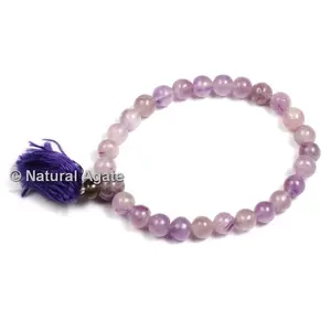 最佳时尚潮流天然紫水晶治疗瑜伽手链出售 | 时尚珠宝宝石串珠手链