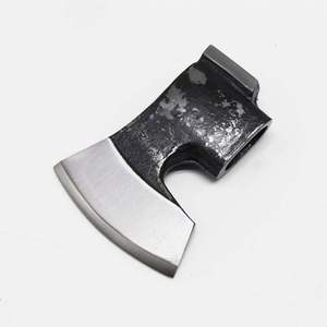 Hache industrielle à double lame forgée à la main en acier Damas à haute teneur en carbone de qualité supérieure Jahangir Enterprise, tête à 3 tranchants - Product Image 5