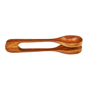 Cuillère musicale en bois naturel écologique, instrument de percussion folklorique pour l'entraînement musical, les événements culturels et les spectacles en direct - Product Image 5