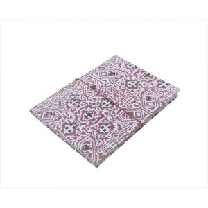 Diario artesanal de la marca india Perfect Diary, un regalo para mujeres, con cubierta de tela de algodón estampada, que incluye un diario y un bloc de notas para escribir diarios. - Product Image 4