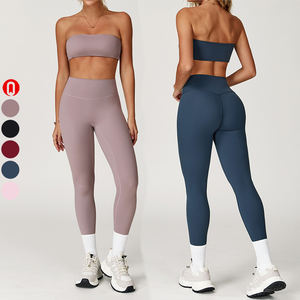 Ensemble de sport 3 pièces pour femme à séchage rapide, respirant et uni : Legging, veste de compression à manches longues et brassière de sport pour le yoga et la gym - Product Image 4