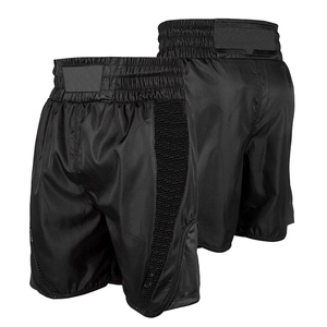Training Days Muay Thai Shorts Focused Style Elements Breathable 100% Polyester Silk Project Commanding Look for Adult Men - Product Image 2