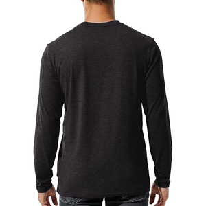 T-shirt à manches longues surdimensionné, streetwear, décontracté, en coton, style tendance - Product Image 5