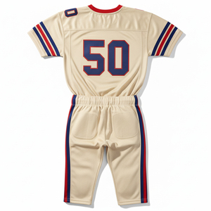 Tenue de football américain sublimée Elite, design personnalisé, ensemble maillot et pantalon respirant, vêtements d'équipe professionnels, manches courtes, été - Product Image 3