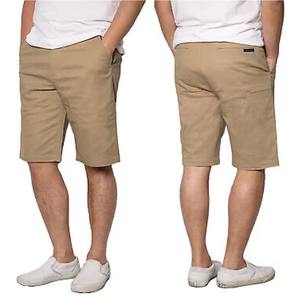 Pantalones Cortos Chino para Hombre, Sencillos y Elegantes, con Cinturón Adicional, para Uso Casual en el Trabajo y en Vacaciones - Product Image 2