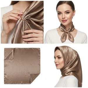 Châle long bleu ciel, doux et léger pour femme, hijab aérien et accessoire de mode décontracté rafraîchissant - Product Image 6
