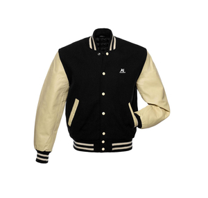 Chaqueta Deportiva Universitaria para Hombre con Bordado Personalizado en Color Negro y Producción OEM Profesional 2026 - Product Image 6