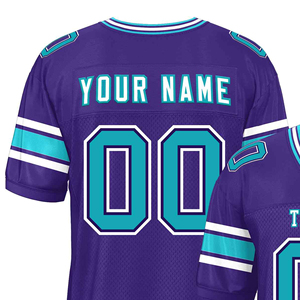 Maillot de football américain personnalisé, nouveau design OEM, respirant, logo personnalisé, sublimation, t-shirts pour hommes - Product Image 4