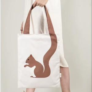 Eco-Friendly Reusable Cotton <b>Canvas</b> Tote <b>Bag</b> with Custom Logo <b>Large</b> Capacity Heavy Duty Shopping Carry <b>Bag</b> - Product Image 1