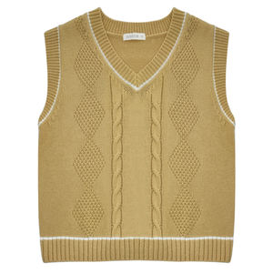 Nouveau Gilet Tricoté Sans Manches Homme Personnalisé avec Logo 2026 – Mode OEM/ODM, Style Cricket, Vente en Gros de Haute Qualité - Product Image 1