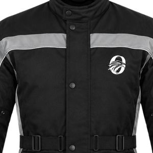 Chaqueta de Motocicleta Negra y Gris para Hombre, Ropa de Protección para Motociclistas, Chaqueta Resistente para Motociclismo al Aire Libre, Ropa para Motociclistas de Turismo y Carreras - Product Image 6