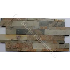 100% Natural Split Stone Wall Panel Attractive Fashion Decorative Indian Autumn Design for Bathroom and Outdoor Decoration