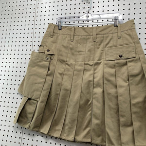 ยูทิลิตี้คิลท์ส กางเกงคิลท์สีกากี ไซส์ผู้ชาย 36 กระเป๋า กระดุมแป๊กหนา จีบแบบโกธิค หนักแน่นพิเศษ รุ่น 2026 - Product Image 1