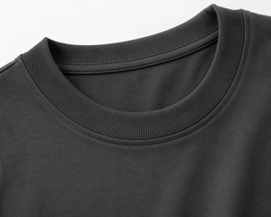 T-shirt Homme Oversize à Manches Courtes Col Rond Couleur Unie Décontracté Coupe Ample Tricoté Teint Uni - Product Image 3