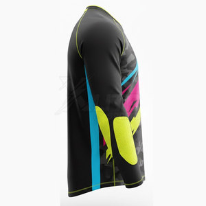 Moisture Control Plus Size <b>Long</b> Sleeve Goalkeeper Jersey Football Sportswear 100% Polyester for <b>Match</b> Performance Training Daily - Product Image 4
