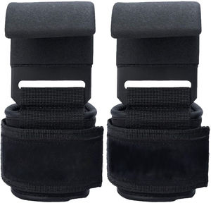 <b>Top</b> Selling Customized Logo and Design Fitness Anti Slip Weight Lifting Fitness Bodybuilding Weight Lifting Hooks for Sale - Product Image 3