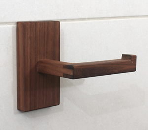 Support de rouleau de papier toilette en bois, produit très demandé, étagère en bois de mangue, fait main, meilleur design, produit de qualité supérieure - Product Image 5
