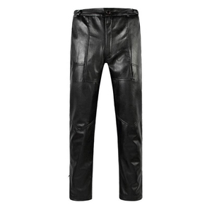 กางเกงหนังแท้ 100% คุณภาพสูงสุด ราคาดีที่สุด สีดำ - Product Image 2