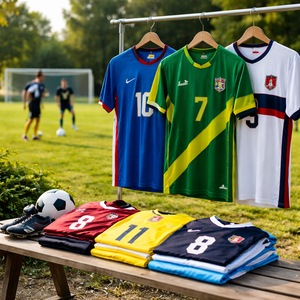 Fabricante de Camisetas de Fútbol Personalizadas al por Mayor con Logotipo - Camisetas de Fútbol Personalizadas OEM al por Mayor para Equipos y Eventos - Product Image 6