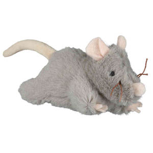 Juguete de Ratón de Peluche de 15 cm con Sonido para Mascotas, Juguete Interactivo para Mascotas que Emite Sonidos - Product Image 1