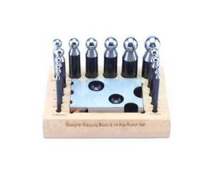 ชุดเครื่องมือขึ้นรูปโลหะ SUNTOOLS/STIPL 294F(IV) พร้อมชุดตอกเหล็กสแตนเลส 14 ชิ้น สำหรับทำเครื่องประดับ DIY รูปทรงไม่สม่ำเสมอ - Product Image 2