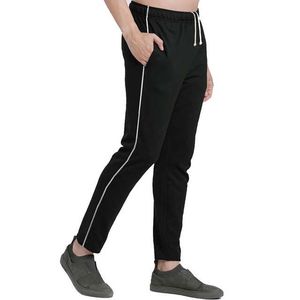 Midweight Plain Dyed 100% Cotton Casual Straight Canvas Breathable Quick Dry <b>Drawstring</b> Closure Men's <b>Trousers</b> - Product Image 1