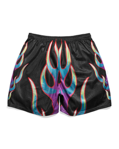 Pantalones Cortos Deportivos Casuales de Malla con Estampado de Dibujos Animados para Hombre, Transpirables, con Cordón en la Cintura, Fabricación OEM Personalizada - Product Image 6