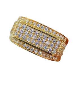 Anillo de moissanita de forma redonda blanca, hermoso anillo de compromiso de plata de ley con moissanita personalizado, regalo para ella - Product Image 1