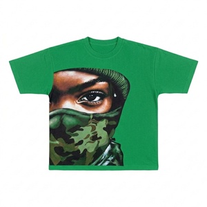 T-shirt personnalisé en coton délavé style streetwear, coupe oversize vintage noire pour homme, vente en gros - Product Image 1