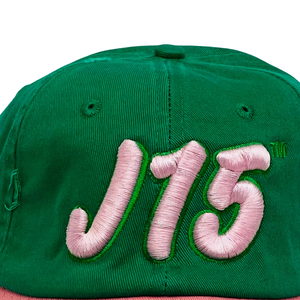 Gorra de Béisbol J15 Verde Rosa Personalizada con Bordado, Ajustable, Unisex, Deportiva, Moda Urbana, 100% Algodón Canvas, Común OEM ODM - Product Image 6