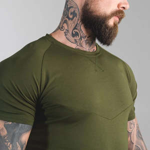 Camiseta Deportiva de Algodón 100% Tejido Grueso para Hombre, Estilo Casual, Cuello Redondo, Talla Grande, Transpirable, de Secado Rápido y Personalizable - Product Image 4