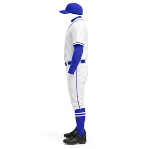Uniforme de baseball personnalisé à manches courtes, fabrication professionnelle, service ODM personnalisé, 100% polyester - Product Image 6